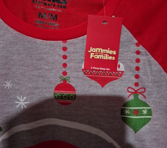 Star Wars  Pajamas - Red and White - Picture 3 of 7